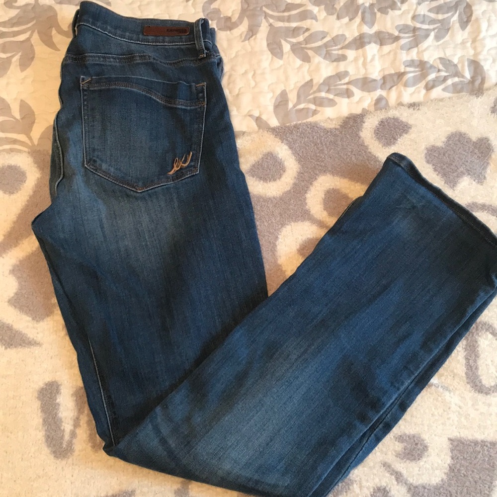 Express Barely Boot Jeans